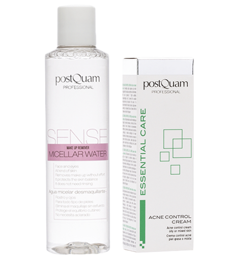 postquam acne control cream + micelarna otopina